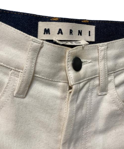 MARNI（マルニ）MARNI (マルニ) バイカラーデニムワイドパンツ インディゴ サイズ:29の古着・服飾アイテム
