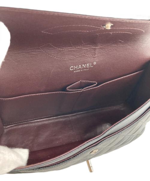 CHANEL（シャネル）CHANEL (シャネル) Wフラップチェーンショルダーバッグ ブラックの古着・服飾アイテム