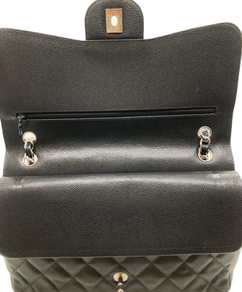 CHANEL（シャネル）CHANEL (シャネル) Wフラップチェーンショルダーバッグ ブラックの古着・服飾アイテム