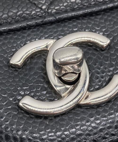 CHANEL（シャネル）CHANEL (シャネル) Wフラップチェーンショルダーバッグ ブラックの古着・服飾アイテム