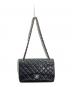 CHANEL (シャネル) Wフラップチェーンショルダーバッグ ブラック：575000円