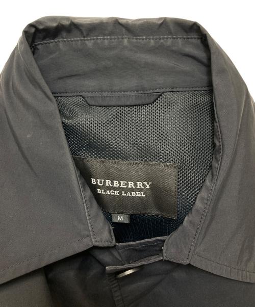 BURBERRY BLACK LABEL（バーバリーブラックレーベル）BURBERRY BLACK LABEL (バーバリーブラックレーベル) コットンナイロンコート ブラック サイズ:Mの古着・服飾アイテム