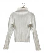 PLEATS PLEASEプリーツプリーズ）の古着「プリーツカットソー」｜ホワイト