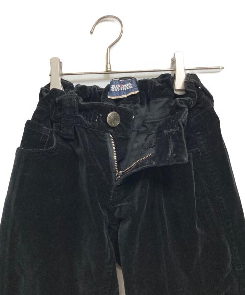 Jean Paul GAULTIER（ジャンポールゴルチェ）Jean Paul GAULTIER (ジャンポールゴルチェ) ベロアパンツ ブラック サイズ:-の古着・服飾アイテム