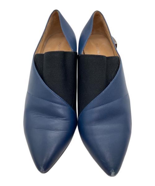 ISSEY MIYAKE（イッセイミヤケ）ISSEY MIYAKE (イッセイミヤケ) UNITED NUDE (ユナイテッドヌード) ブーティ ブルー サイズ:37の古着・服飾アイテム