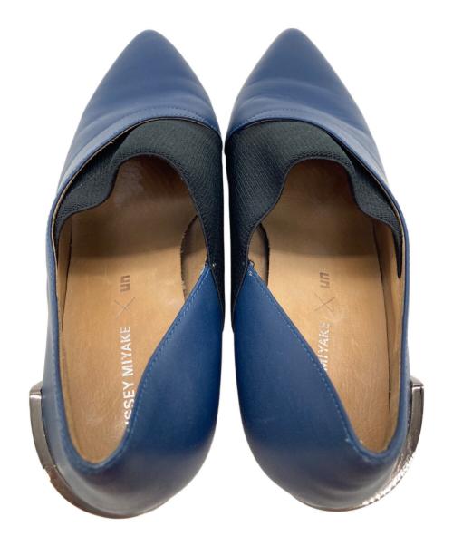 ISSEY MIYAKE（イッセイミヤケ）ISSEY MIYAKE (イッセイミヤケ) UNITED NUDE (ユナイテッドヌード) ブーティ ブルー サイズ:37の古着・服飾アイテム