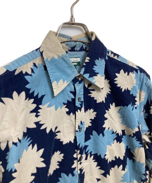 Paul Smith JEANS（ポールスミス ジーンズ）Paul Smith JEANS (ポールスミス ジーンズ) コーデュロイシャツ ブルー サイズ:Mの古着・服飾アイテム