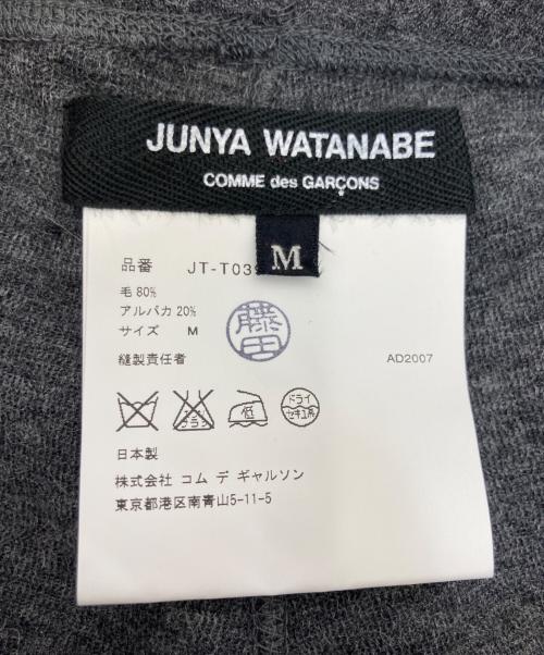 JUNYA WATANABE COMME des GARCONS（(ジュンヤワタナベ コムデギャルソン）JUNYA WATANABE COMME des GARCONS ((ジュンヤワタナベ コムデギャルソン) ニットパンツ グレー サイズ:Mの古着・服飾アイテム