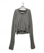VERONIQUE BRANQUINHOヴェロニクブランキーノ）の古着「ニット」｜グレー