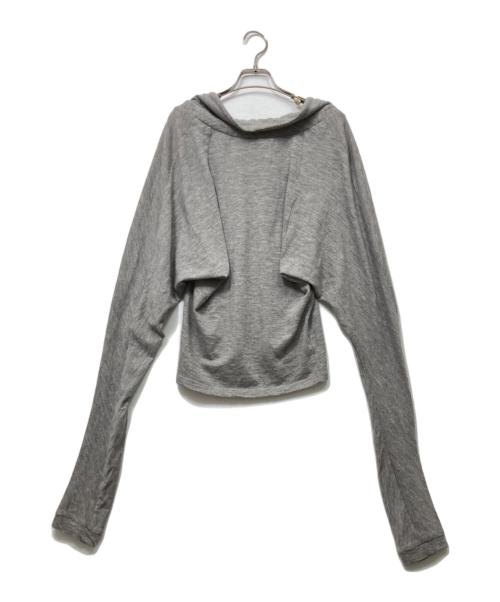 VERONIQUE BRANQUINHO（ヴェロニクブランキーノ）VERONIQUE BRANQUINHO (ヴェロニクブランキーノ) ニット グレー サイズ:36の古着・服飾アイテム