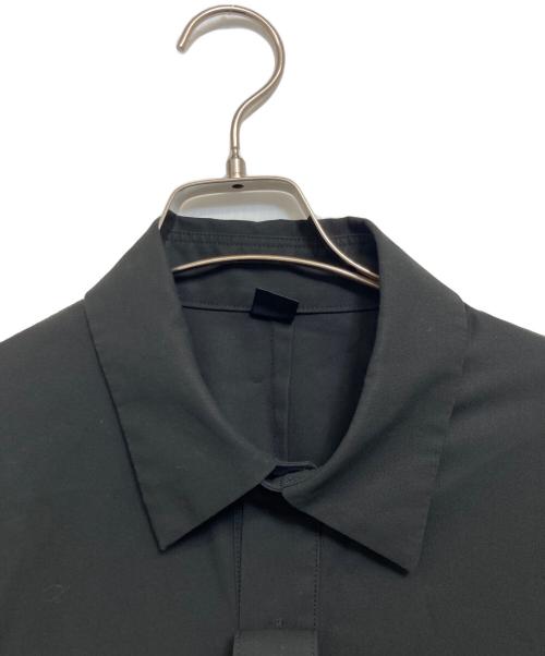 Y's（ワイズ）Y's (ワイズ) 半袖シャツワンピース ブラック サイズ:2の古着・服飾アイテム