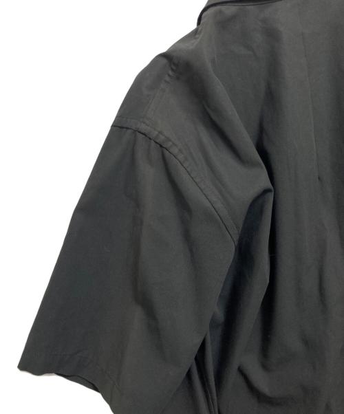 Y's（ワイズ）Y's (ワイズ) 半袖シャツワンピース ブラック サイズ:2の古着・服飾アイテム