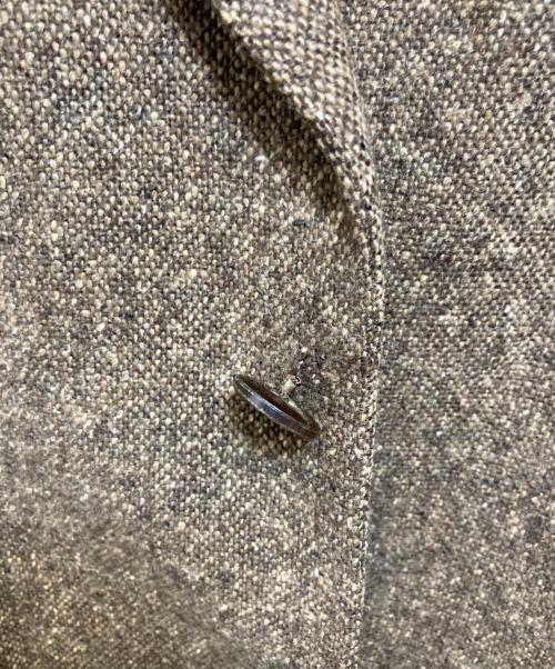 PAPAS（パパス）PAPAS (パパス) カシミヤテーラードジャケット ベージュ サイズ:Mの古着・服飾アイテム