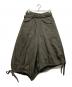 Y's（ワイズ）の古着「アシンメトリーサルエルパンツ」｜グリーン