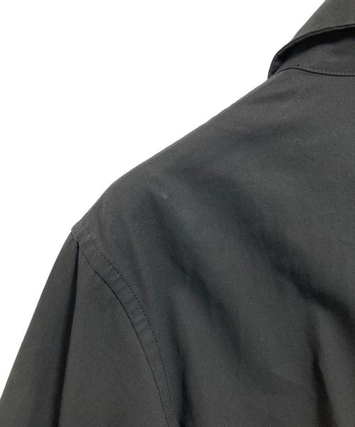 Y's（ワイズ）Y's (ワイズ) 半袖シャツワンピース ブラック サイズ:1の古着・服飾アイテム