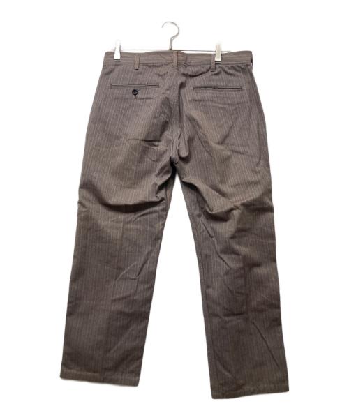 COMME des GARCONS HOMME（コムデギャルソン オム）COMME des GARCONS HOMME (コムデギャルソン オム) ストライプパンツ ブラウン サイズ:Sの古着・服飾アイテム