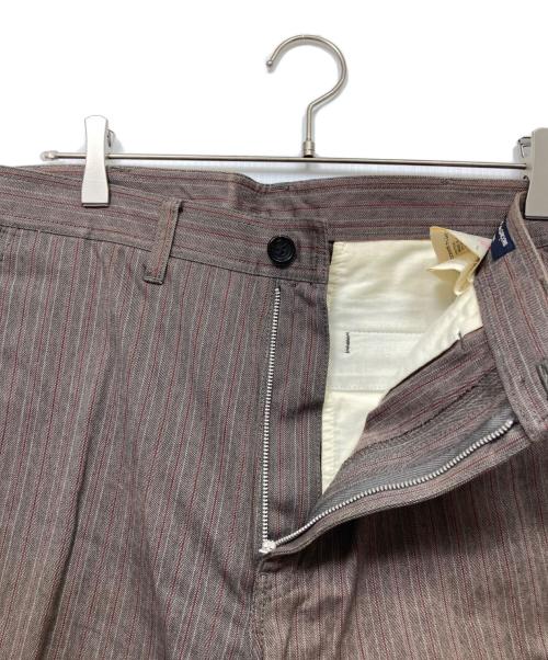 COMME des GARCONS HOMME（コムデギャルソン オム）COMME des GARCONS HOMME (コムデギャルソン オム) ストライプパンツ ブラウン サイズ:Sの古着・服飾アイテム