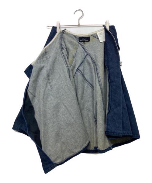 tricot COMME des GARCONS（トリココムデギャルソン）tricot COMME des GARCONS (トリココムデギャルソン) ジップデザインデニムミニスカート インディゴ サイズ:Sの古着・服飾アイテム