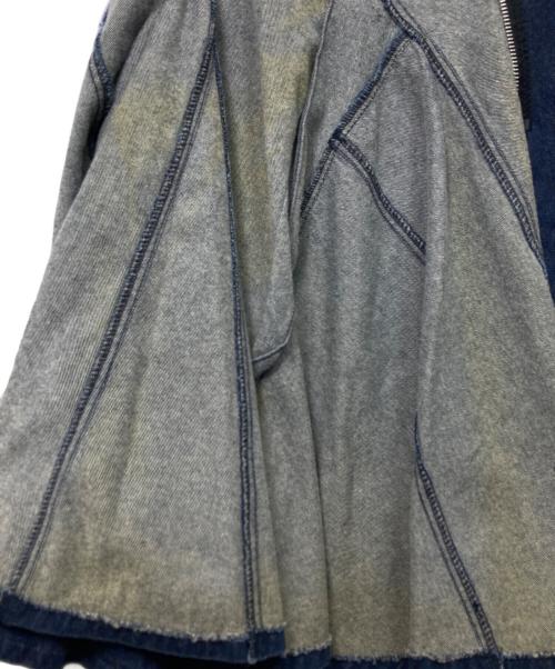 tricot COMME des GARCONS（トリココムデギャルソン）tricot COMME des GARCONS (トリココムデギャルソン) ジップデザインデニムミニスカート インディゴ サイズ:Sの古着・服飾アイテム