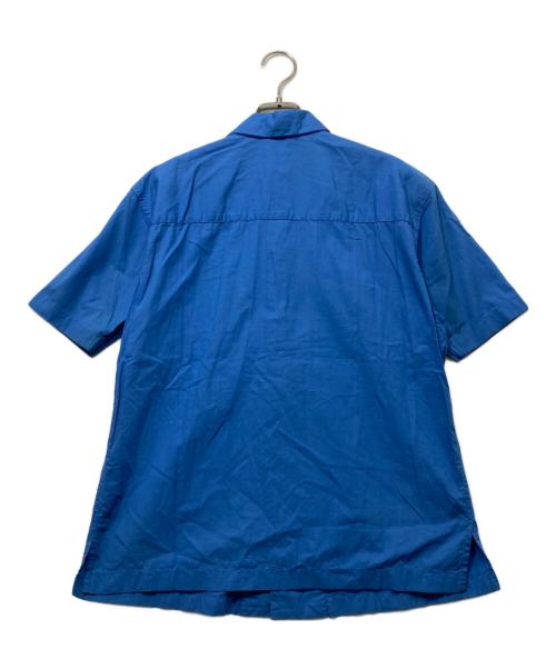 ISSEY MIYAKE（イッセイミヤケ）ISSEY MIYAKE (イッセイミヤケ) 半袖シャツ ブルー サイズ:SSの古着・服飾アイテム
