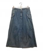 ROBE DE CHAMBRE COMME DES GARCONSローブドシャンブル コムデギャルソン）の古着「デニムスカート」｜インディゴ
