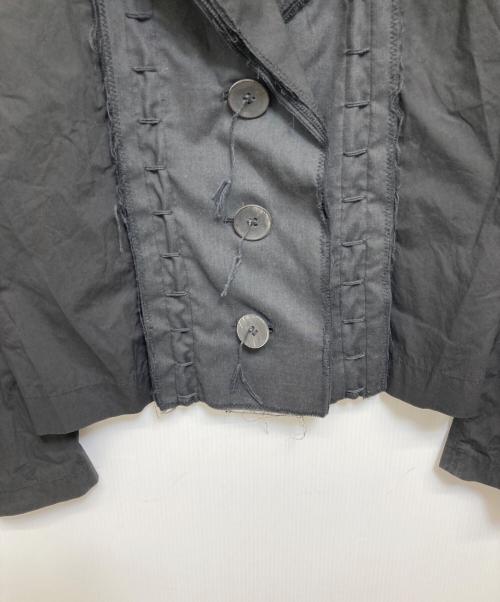ISSEY MIYAKE（イッセイミヤケ）ISSEY MIYAKE (イッセイミヤケ) デザインジャケット ブラック サイズ:3の古着・服飾アイテム