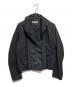 ISSEY MIYAKE（イッセイミヤケ）の古着「デザインジャケット」｜ブラック