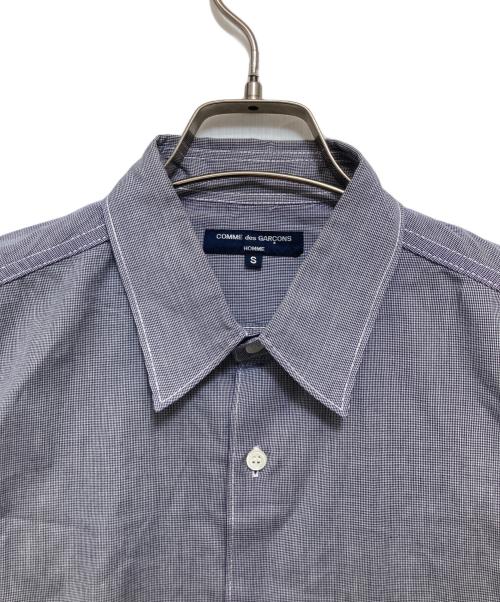 COMME des GARCONS HOMME（コムデギャルソン オム）COMME des GARCONS HOMME (コムデギャルソン オム) 半袖シャツ ブルー サイズ:Sの古着・服飾アイテム