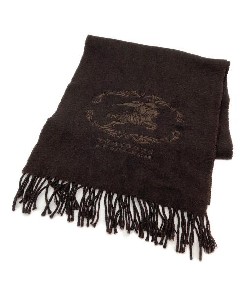 BURBERRY（バーバリー）BURBERRY (バーバリー) カシミヤマフラー ブラウンの古着・服飾アイテム