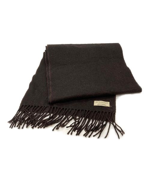 BURBERRY（バーバリー）BURBERRY (バーバリー) カシミヤマフラー ブラウンの古着・服飾アイテム