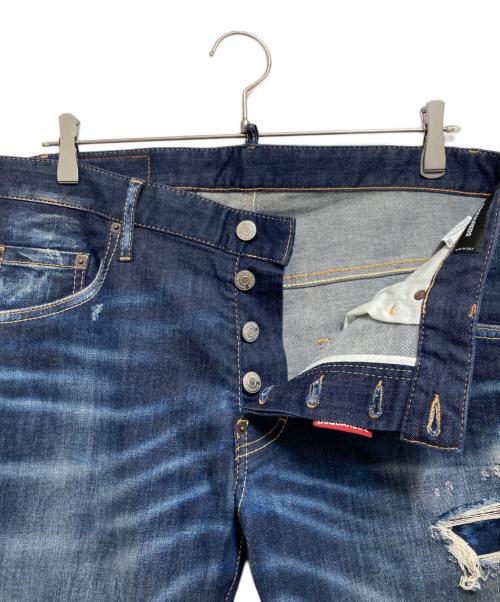 DSQUARED2（ディースクエアード）DSQUARED2 (ディースクエアード) デニムパンツ インディゴ サイズ:50の古着・服飾アイテム