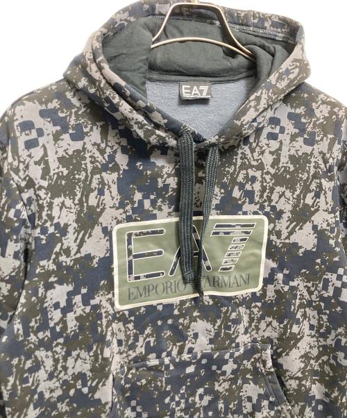 EMPORIO ARMANI（エンポリオアルマーニ）EMPORIO ARMANI (エンポリオアルマーニ) パーカー ネイビー サイズ:Mの古着・服飾アイテム