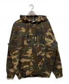 DSQUARED2ディースクエアード）の古着「迷彩パーカー」｜カーキ
