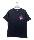 stussyステューシー）の古着「Tシャツ」｜ブラック