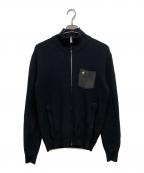 Schottショット）の古着「ジップニット」｜ブラック
