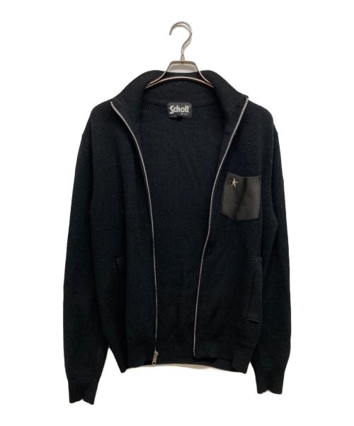 Schott（ショット）Schott (ショット) ジップニット ブラック サイズ:Mの古着・服飾アイテム
