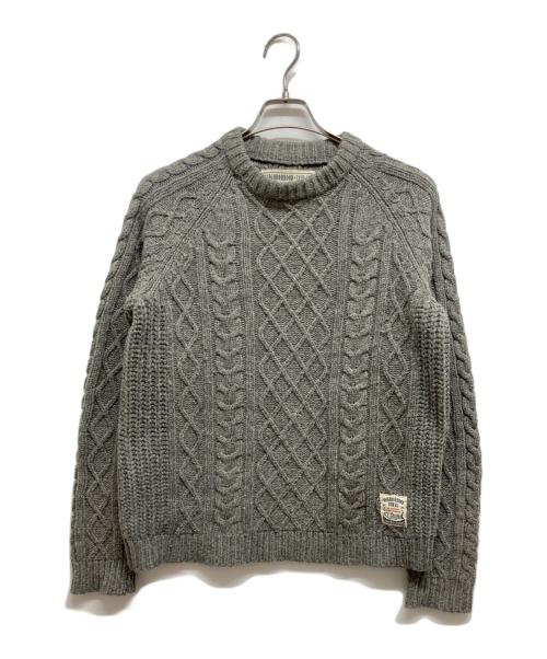 NEIGHBORHOOD（ネイバーフッド）NEIGHBORHOOD (ネイバーフッド) CASH CA (カシュカ) ケーブルニット グレー サイズ:Mの古着・服飾アイテム