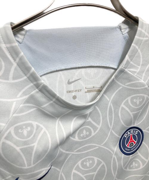 NIKE（ナイキ）NIKE (ナイキ) Paris Saint-Germain (パリサンジェルマン) Tシャツ ブルー サイズ:Lの古着・服飾アイテム