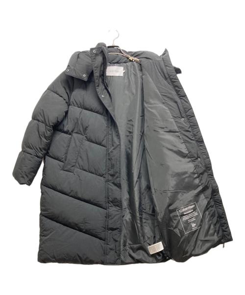 Calvin Klein（カルバンクライン）Calvin Klein (カルバンクライン) モダンパデッドコート ブラック サイズ:XSの古着・服飾アイテム