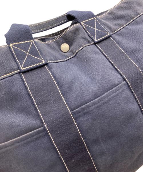 HERMES（エルメス）HERMES (エルメス) ドーヴィル MM ネイビーの古着・服飾アイテム