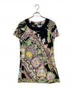 LEONARDレオナール）の古着「総柄ワンピース」｜ブラック