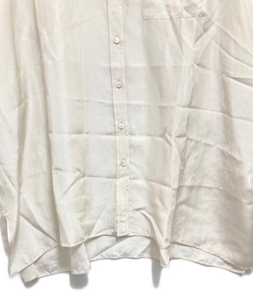 BRUNELLO CUCINELLI（ブルネロクチネリ）BRUNELLO CUCINELLI (ブルネロクチネリ) 切替えデザインシルクシャツ アイボリー サイズ:Sの古着・服飾アイテム