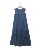 ne quittez pasヌキテパ）の古着「ノースリーブワンピース」｜ネイビー