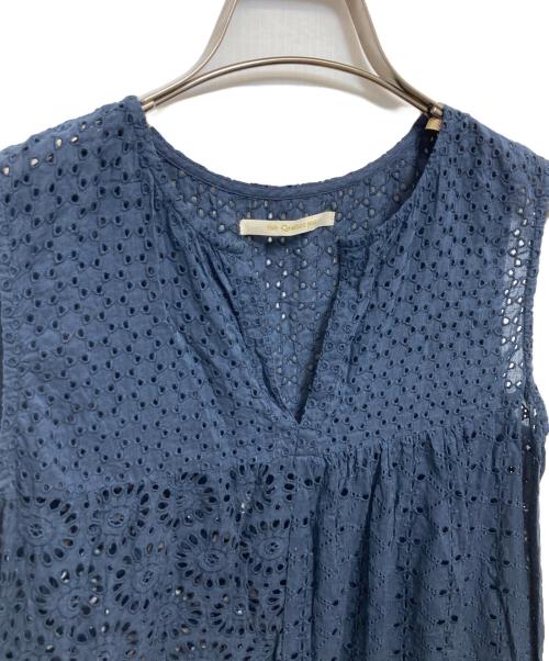 ne quittez pas（ヌキテパ）ne quittez pas (ヌキテパ) ノースリーブワンピース ネイビー サイズ:F(S)の古着・服飾アイテム