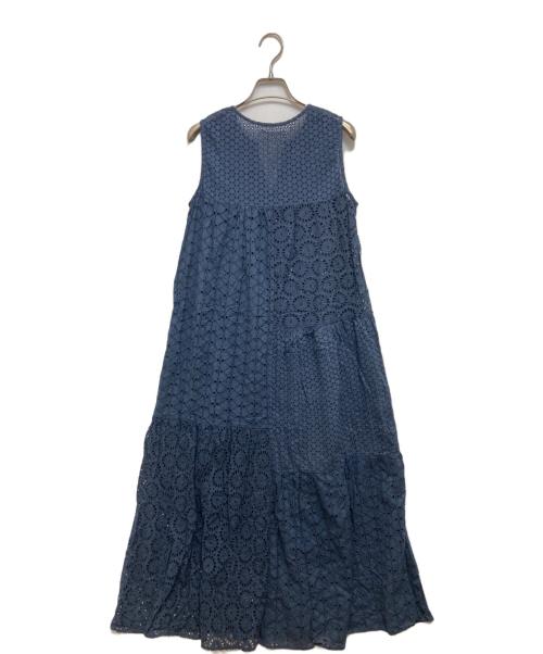 ne quittez pas（ヌキテパ）ne quittez pas (ヌキテパ) ノースリーブワンピース ネイビー サイズ:F(S)の古着・服飾アイテム