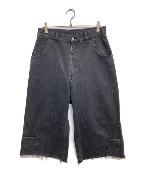 GEN IZAWA（ゲンイザワ）GEN IZAWA (ゲンイザワ) カットオフデニムパンツ ブラック サイズ:Mの古着・服飾アイテム