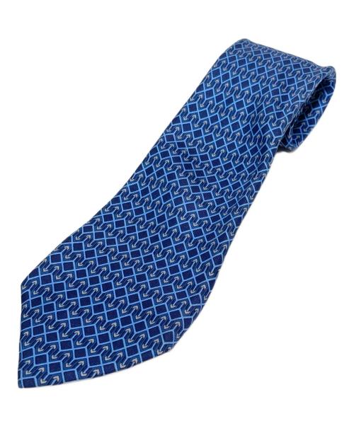 HERMES（エルメス）HERMES (エルメス) ネクタイ ブルー サイズ:無の古着・服飾アイテム