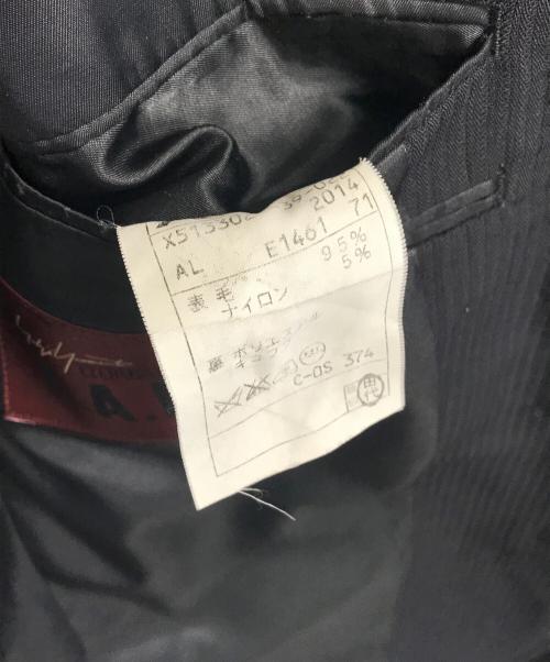 yohji yamamoto A.A.R（ヨウジヤマモトアール）YOHJI YAMAMOTO A.A.R (ヨウジヤマモトアール) 3Bテーラードジャケット ブラック サイズ:表記なしの古着・服飾アイテム