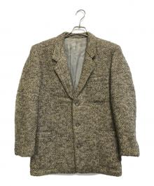 Y's for men（ワイズフォーメン）の古着「ツイードテーラードジャケット」｜ベージュ×グレー