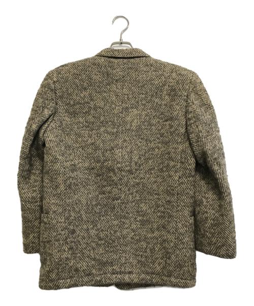 Y's for men（ワイズフォーメン）Y'S for men (ワイズフォーメン) ツイードテーラードジャケット ベージュ×グレー サイズ:Sの古着・服飾アイテム